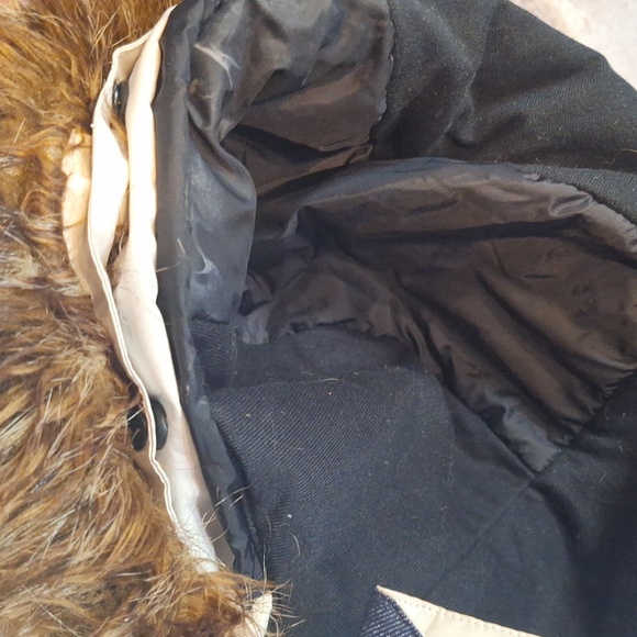 Cream w/ denim detail, Women's x-sm 686 Snow Sports Jacket 15k mm Waterproof - Picture 11 of 16